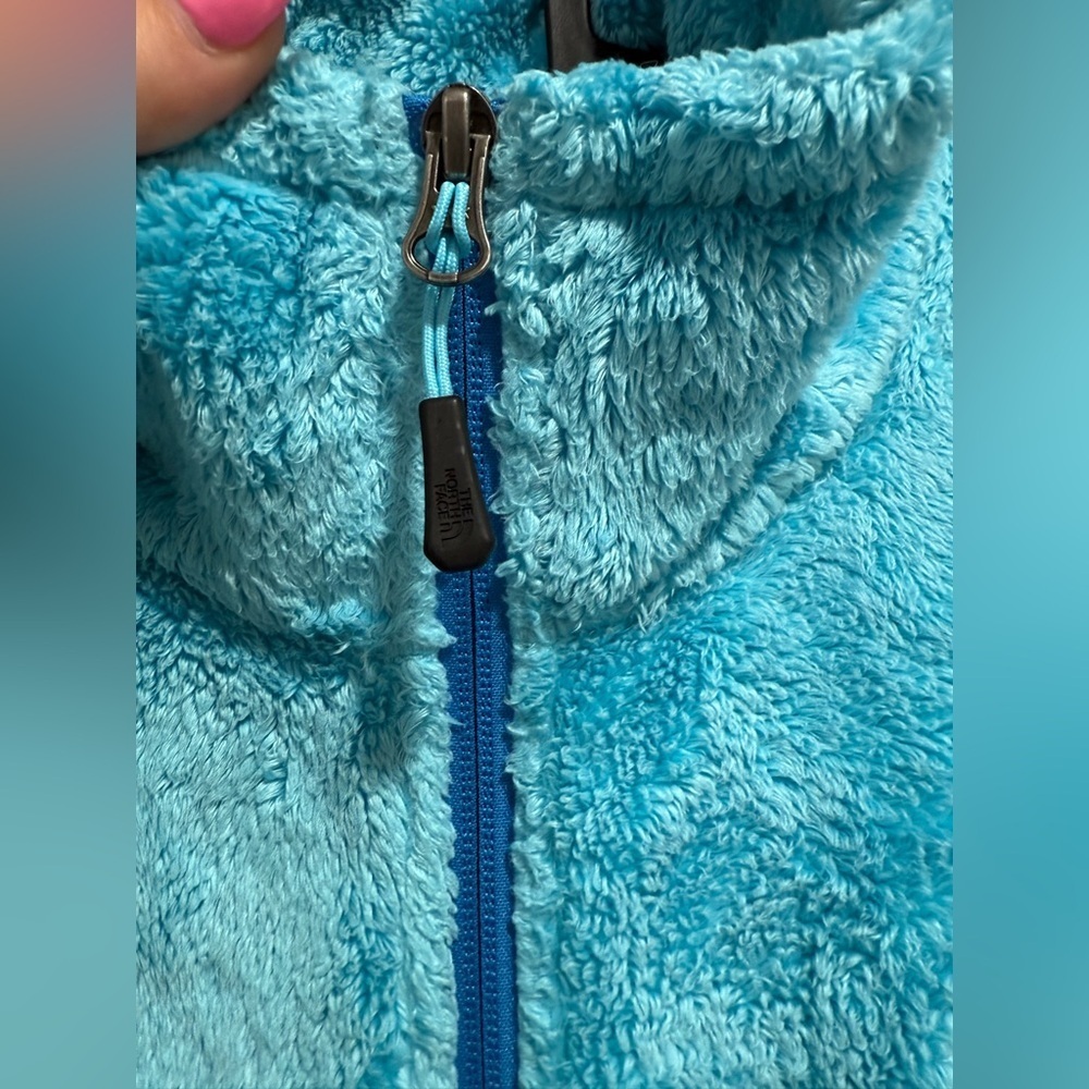 The North Face Turquoise Fleece Jacket - Picture 4 of 6